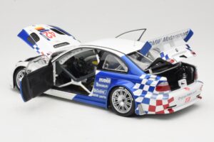 BMW M3 E46 GTR #42 J. Lehto / J. Muller ELMS 2001 Minichamps 1:18 100012192 Pressofusione — immagine 5 di 8