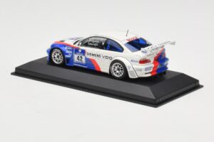 BMW M3 E46 GTR #42 P. Muller / J. Muller / H-J. Stuck / P. Lamy ADAC 24h Nurburgring 2004 Minichamps 1:43 BMW001 Pressofusion — immagine 3 di 4