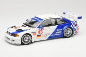 BMW M3 E46 GTR #43 D. Muller ALMS 2001 Minichamps 1:18 100012143 Pressofusione