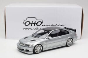 BMW M3 E46 GTR Argento Otto 1:18 OT1128 Resina — immagine 6 di 6