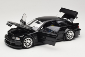 BMW M3 E46 GTR Street Nero Minichamps 1:18 100012105 Pressofusione — immagine 2 di 8