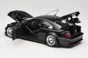BMW M3 E46 GTR Street Nero Minichamps 1:18 100012105 Pressofusione — immagine 5 di 8