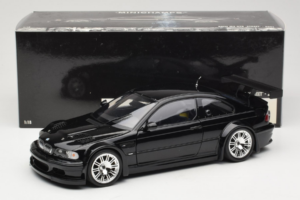 BMW M3 E46 GTR Street Nero Minichamps 1:18 100012105 Pressofusione — immagine 8 di 8