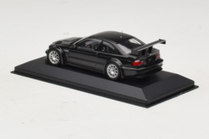BMW M3 E46 GTR Street Nero Minichamps 1:43 BMW020 Pressofusione — immagine 3 di 5