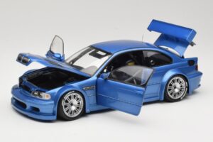 BMW M3 E46 GTR Street Blu Minichamps 1:18 80430302540 Pressofusione — immagine 2 di 8