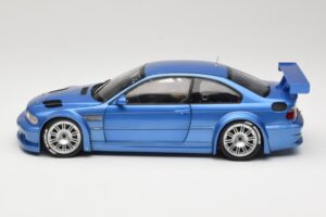 BMW M3 E46 GTR Street Blu Minichamps 1:18 80430302540 Pressofusione — immagine 4 di 8