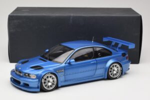 BMW M3 E46 GTR Street Blu Minichamps 1:18 80430302540 Pressofusione — immagine 8 di 8