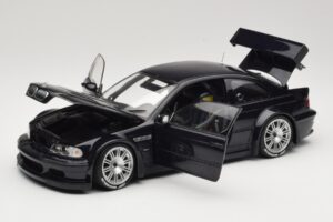 BMW M3 E46 GTR Street Carbon Black Minichamps 1:18 80430152552 Pressofusione — immagine 2 di 8