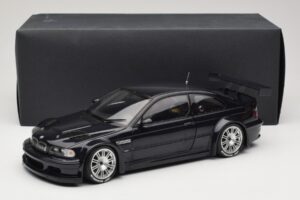 BMW M3 E46 GTR Street Carbon Black Minichamps 1:18 80430152552 Pressofusione — immagine 8 di 8