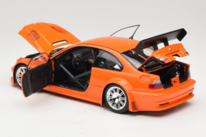 BMW M3 E46 GTR Street Arancione Minichamps 1:18 100012106 Pressofusione — immagine 5 di 8