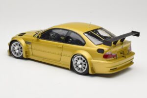 BMW M3 E46 GTR Street Phoenix Yellow Minichamps 1:18 80430309444 Pressofusione — immagine 7 di 8