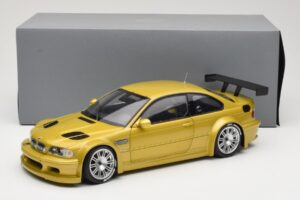BMW M3 E46 GTR Street Phoenix Yellow Minichamps 1:18 80430309444 Pressofusione — immagine 8 di 8