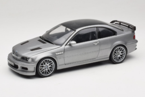 BMW M3 E46 GTR Street Grigio Argento Kyosho 1:18 08507S Pressofusione