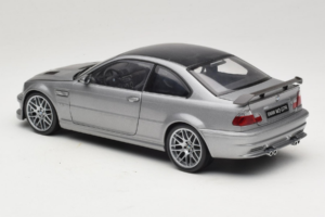 BMW M3 E46 GTR Street Grigio Argento Kyosho 1:18 08507S Pressofusione — immagine 7 di 8