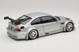 BMW M3 E46 GTR Street Argento Minichamps 1:18 100012100 Pressofusione — immagine 3 di 8
