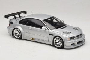 BMW M3 E46 GTR Street Argento Minichamps 1:18 100012100 Pressofusione — immagine 6 di 8