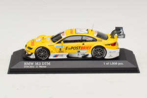 BMW M3 E92 #8 D. Werner BMW Team Schnitzer DTM 2012 Minichamps 1:43 410122208 Pressofusione