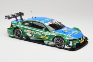BMW M3 E92 #7 A. Farfus BMW Team RBM DTM 2013 Minichamps 1:18 100132207 Pressofusione — immagine 6 di 8
