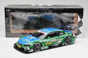 BMW M3 E92 #7 A. Farfus BMW Team RBM DTM 2013 Minichamps 1:18 100132207 Pressofusione — immagine 8 di 8