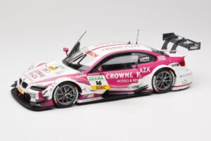 BMW M3 E92 DTM #16 BMW Team RMG A. Priaulx 2013 Minichamps 1:18 100132216 Pressofusione — immagine 2 di 8