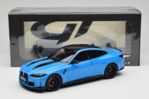 BMW M4 CS G82 Riviera Blue GT Spirit 1:18 GT511 Resina — immagine 6 di 6