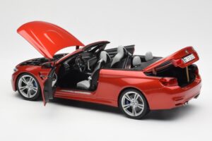 BMW M4 F83 Cabriolet Sakhir Arancione Paragon 1:18 PA-97111 Pressofusione — immagine 5 di 8