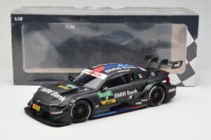 BMW M4 F82 #7 BMW Team RBM B. Spengler DTM 2018 Minichamps 1:18 155182807 Pressofusione — immagine 6 di 6