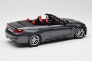 BMW M4 F83 Cabriolet Mineral Grey Paragon 1:18 80432339610 Pressofusione — immagine 3 di 8
