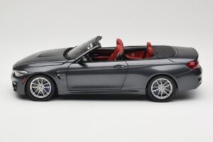 BMW M4 F83 Cabriolet Mineral Grey Paragon 1:18 80432339610 Pressofusione — immagine 4 di 8