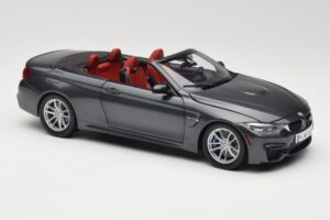 BMW M4 F83 Cabriolet Mineral Grey Paragon 1:18 80432339610 Pressofusione — immagine 6 di 8