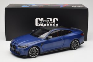 BMW M4 G82 Blu Metallic Minichamps 1:18 113020123 Pressofusione — immagine 8 di 8