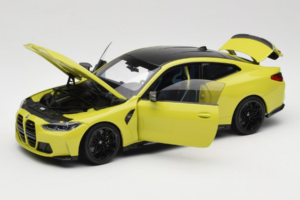 BMW M4 G82 Giallo Edizione Concessionaria Minichamps 1:18 80435A51949-R1 Pressofusione — immagine 2 di 10
