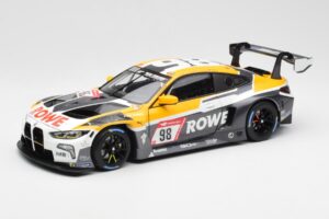 BMW M4 G82 GT3 Rowe Racing #98 ADAC 24 Hours Nürburgring 2022 Minichamps 1:18 113222098 Pressofusione
