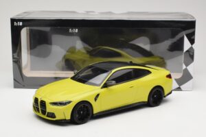 BMW M4 G82 Giallo Minichamps 1:18 155020120 Pressofusione — immagine 6 di 6