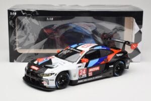 BMW M4 GT3 G82 #24 BMW Team RLL J. Edwards / M. Wittmann IMSA 2022 Minichamps 1:18 155222024 Pressofusione — immagine 6 di 6