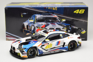 BMW M4 GT3 #46 V. Rossi / A. Farfus / M. Martin Team WRT 12 Hours of Bathurst 2023 Minichamps 1:18 113232146 Pressofusione — immagine 8 di 8