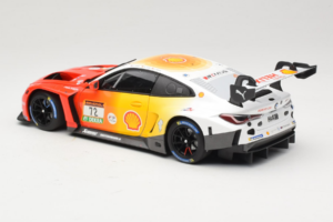 BMW M4 GT3 #72 D. Harper / M. Hesse / C. Weerts BMW M Team RMG 24 Hours of Nurburgring 2024 Minichamps 1:18 113242072 Pressof — immagine 7 di 8