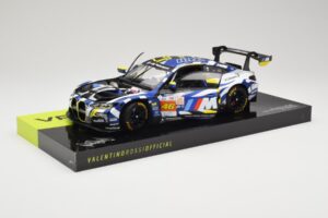 BMW M4 GT3 Team WRT #46 V. Rossi / A. Al-Harthy / M. Martin DNF 24 Hours of Le Mans 2024 Minichamps 1:18 113242446 Pressofusi — immagine 3 di 8