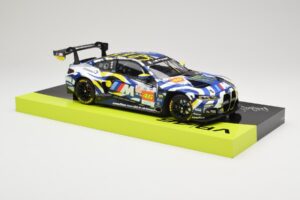 BMW M4 GT3 Team WRT #46 V. Rossi / A. Al-Harthy / M. Martin DNF 24 Hours of Le Mans 2024 Minichamps 1:18 113242446 Pressofusi — immagine 6 di 8
