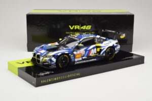 BMW M4 GT3 Team WRT #46 V. Rossi / A. Al-Harthy / M. Martin DNF 24 Hours of Le Mans 2024 Minichamps 1:18 113242446 Pressofusi — immagine 8 di 8