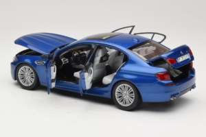 BMW M5 F10 Monte Carlo Blue Paragon 1:18 80432186352 Pressofusione — immagine 5 di 8