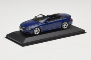 BMW M6 E64 Cabriolet Blue Metallic Minichamps 1:43 BMW017 Pressofusione — immagine 2 di 4