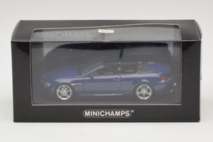 BMW M6 E64 Cabriolet Blue Metallic Minichamps 1:43 BMW017 Pressofusione — immagine 4 di 4