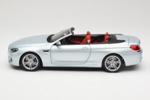 BMW M6 F12 Cabriolet Silverstone Silver Paragon 1:18 8043225656 Pressofusione — immagine 4 di 8