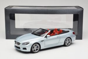 BMW M6 F12 Cabriolet Silverstone Silver Paragon 1:18 8043225656 Pressofusione — immagine 8 di 8