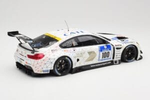 BMW M6 GT3 F13 #100 Schubert Motorsport J. Edwards / J. Klingmann 24h Nurburgring 2016 Minichamps 1:18 155162611 Pressofusion — immagine 2 di 6
