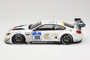 BMW M6 GT3 F13 #100 Schubert Motorsport J. Edwards / J. Klingmann 24h Nurburgring 2016 Minichamps 1:18 155162611 Pressofusion — immagine 3 di 6