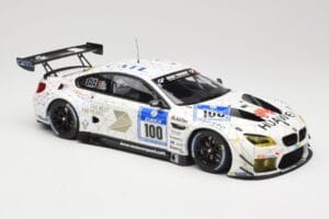 BMW M6 GT3 F13 #100 Schubert Motorsport J. Edwards / J. Klingmann 24h Nurburgring 2016 Minichamps 1:18 155162611 Pressofusion — immagine 4 di 6