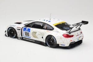BMW M6 GT3 F13 #100 Schubert Motorsport J. Edwards / J. Klingmann 24h Nurburgring 2016 Minichamps 1:18 155162611 Pressofusion — immagine 5 di 6