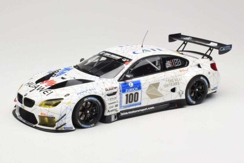 BMW M6 GT3 F13 #100 Schubert Motorsport J. Edwards / J. Klingmann 24h Nurburgring 2016 Minichamps 1:18 155162611 Pressofusion